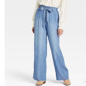 High Rise Wide Leg Pants